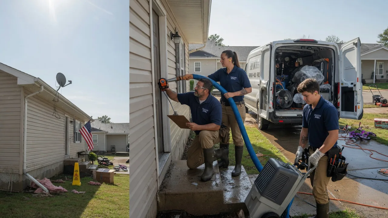 Ceiling Water Damage Restoration in Conyngham, PA near me